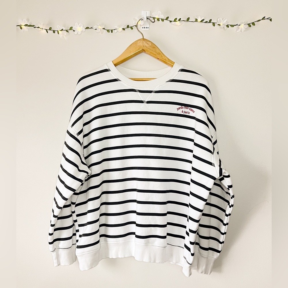 H&M Striped Sweatshirt